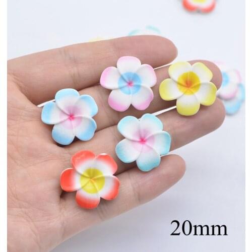 40Pcs NEW Plumeria Rubra Planar Baby Girls Hairband Clip Ornament Crafts Phone Case Home Decorations Accessory