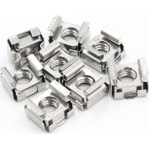 5pcs M4 M5 M6 M8 201 Stainless steel clip nut 304 floating cage Cabinet nuts