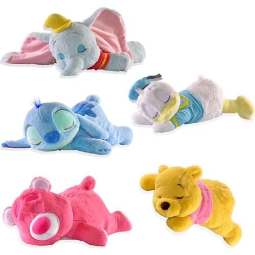 50cm 12 Models Disney Dumbo Stitch Donald Duck Winnie Sleeping Dolls Baby Soft Plush Toy Stuffed Animals Pillow Gift For Kids