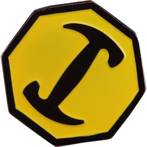 Anime Movies Quarry Sign Hard Enamel Pins Brooches Women Men Lapel Badges Backpack Collar Fashion Jewelry Gifts For Kids Friend