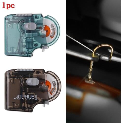 Automatic Portable Electric Fishing Hook Tier Machine Fishing Accessories Tie Fast Fishing Hooks Line Tying Device Equipment 1pc