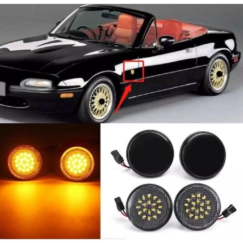Car LED Side Marker Light Turn Signal Light Blinker for Mazda MX-5 Mk1 Mk2 Mk3