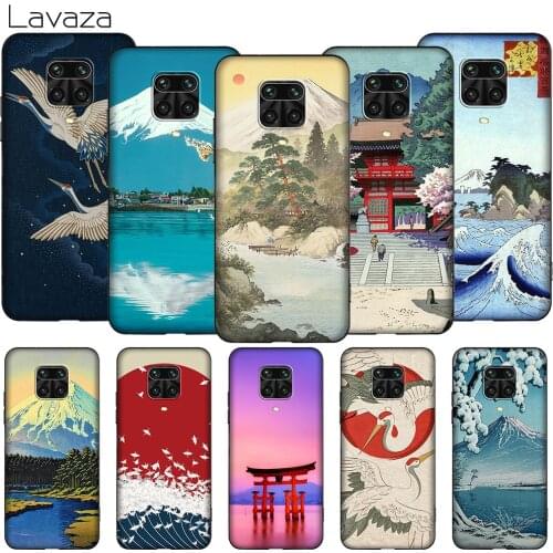 T99 Crane Fuji Mountain Wave Case for Redmi Note 5 6 6A 7 7A 8 8T 8A 9 9C 9S K20 K30 Poco X2 Pro Max