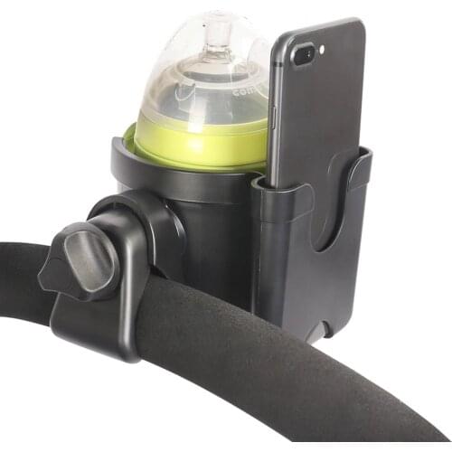 New Baby Stroller Cup Holder Rack Bottle Universal 360 Rotatable Cup Holder for Milk Bottle Cart Pram Stroller Accessories