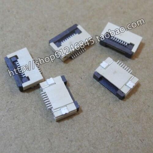 FPC 8-pin 0.5MM pitch Lower connection Flip-flop socket Notebook Start-up touch keyboard Snap seat