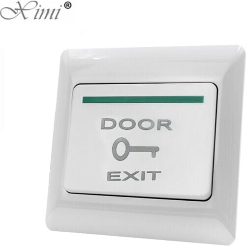 Good Quality Door Access Control Plastic Push Exit Button Push Open Door Release Exit Button Exit Switch For Door Control System