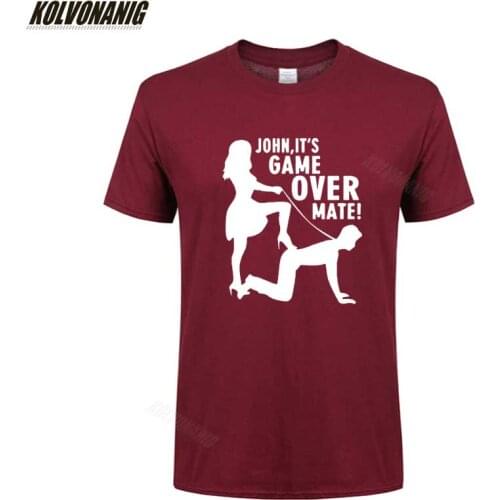 KOLVONANIG Men's T-shirts With Inscriptions