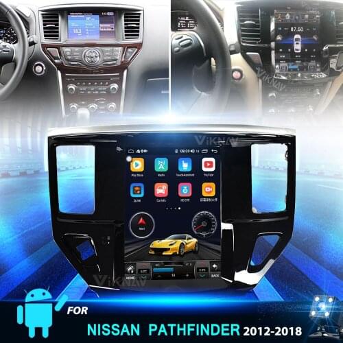 Android Car Radio GPS Tape Recorder for Nissan Pathfinder 2012-2018 Tesla style Auto Stereo Receiver Multimedia Player 2din