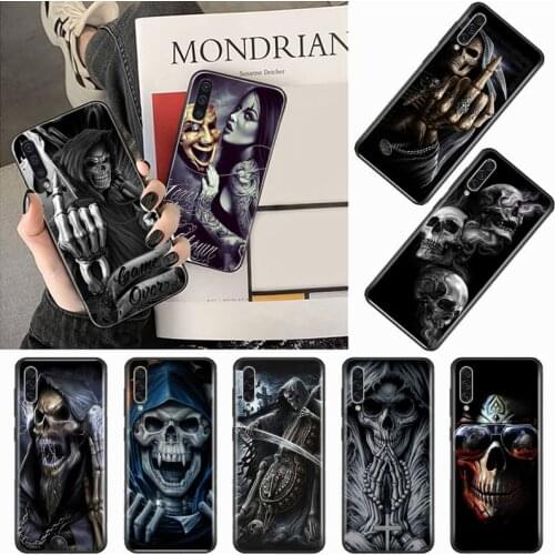 Grim Reaper Skull Skeleton Soft Phone Case Capa For Samsung Galaxy J2 J4 J5 J6 J7 J8 2016 2017 2018 Prime Pro plus Neo duo