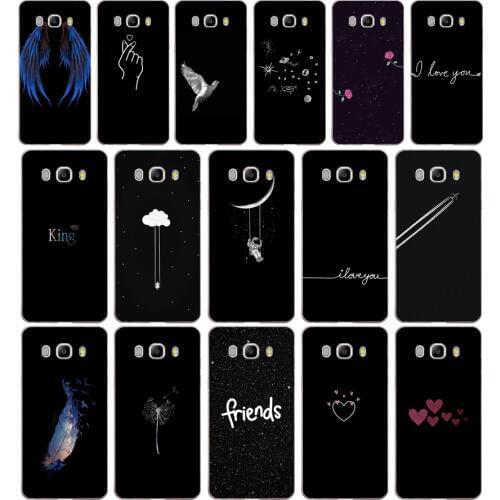 45AA Line Art Face Abstract Pattern gift Soft Silicone Tpu Cover phone Case for Samsung Galaxy J3 J5 2016 2017 case