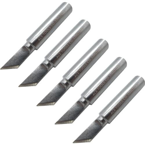 Soldering Tip T18-K Knife 5mm 0.196" Fit HAKKO FX-888 FX-888D FX-8801 FX-600 Lead Free Iron Pencil Welding Bit Nozzle Handle
