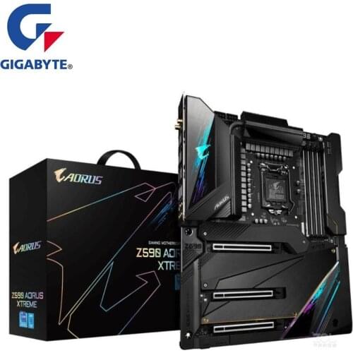 NEW For Gigabyte GA Z590 AORUS XTREME Motherboard LGA 1200 Z590 Desktop Mainboard Support i3 i5 i7 10400F 10400 10100F 10700K