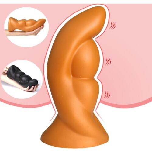 Huge Anal Plug Soft Liquid Silicone Large Butt Plugs Prostate Massager Anus Expansion Stimulator Anal Sex Toys For Men Female