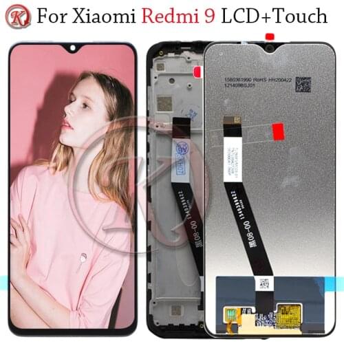 Tested Replacement Parts for Xiaomi Redmi 9 LCD Display Touch Screen for Xiaomi Redmi 9 M2004J19AG LCD Digitizer Assembly