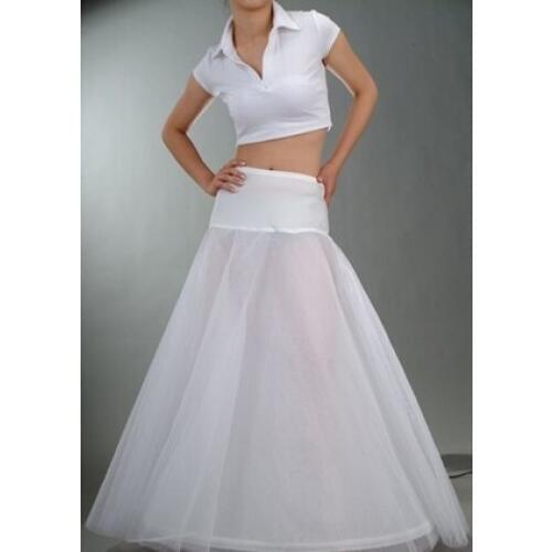 A-Line Petticoats For Wedding Dress Cheap Free Size Crinoline Petticoat Underskirt Slip With Lace Trim Enaguas Novia