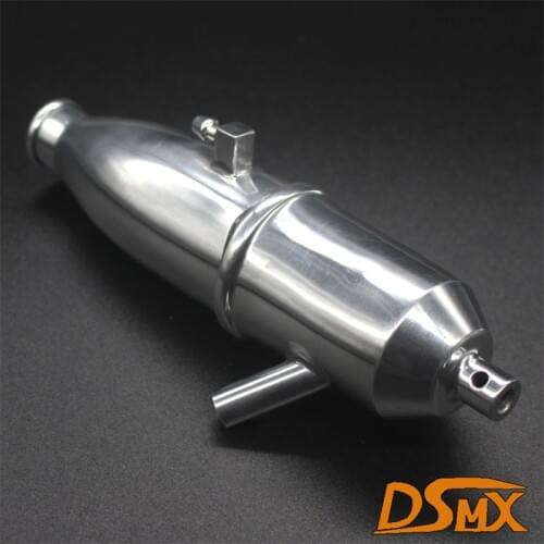 HSP 102009 Spare Upgrade Parts For VX SH 18 1/10 RC Car 02124 Aluminum Exhaust Pipe 02026 HSP 94122/94166/94188