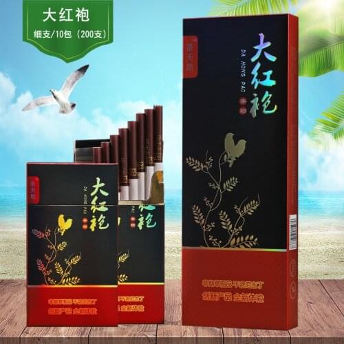 Healthy Tea Tobacco Tea Nature Herbal Tea Smoke Ten Flavor Chinese Cigarette to Quit Smoking Clear Lung No Tobacco No Nicotine