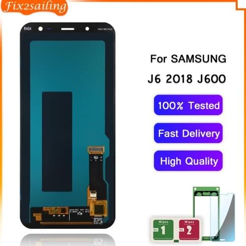 Best Quality LCD Display For Samsung Galaxy J6 J600 2018 J600F J600F/DS J600G/DS LCD Touch Screen Digitizer Assembly Replacement