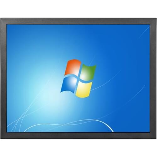 Black Color Industrial Lcd Monitor Open Frame Monitor 15 Inch with Resistive Touch Screen AV BNC VGA HDMI USB Interface