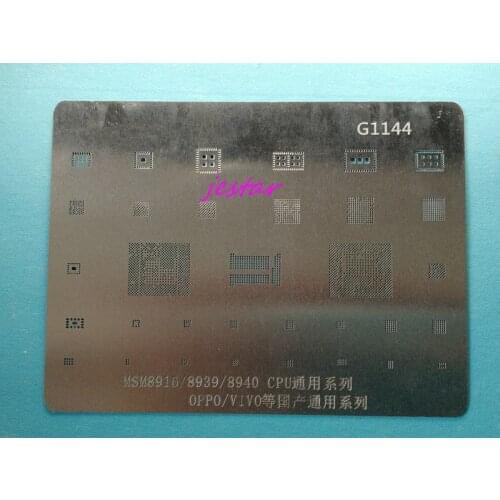 1pcs BGA Stencil Direct Heating Reballing Stencil for oppo vivo series MSM8916 MSM8939 MSM8940 CPU
