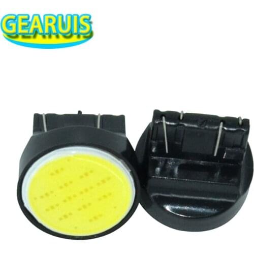 100pcs T20 7443 COB 12 chips 12chips LED Brake light stop parking lights Wedge lamp DC 12V