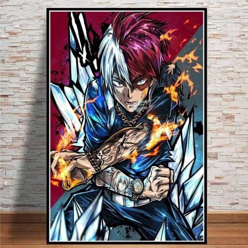 5D Diamond Painting Wall Art My Hero Academia Handmade Cross Stitch Picture Japan Anime Home Decal Full Square Drill Embroidery