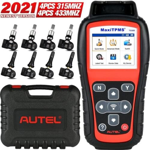 Autel MaxiTPMS TS508k TPMS Car Diagnostic Tool Check TPMS System Health Condition Program MX-sensors and Conduct TPMS Relearn
