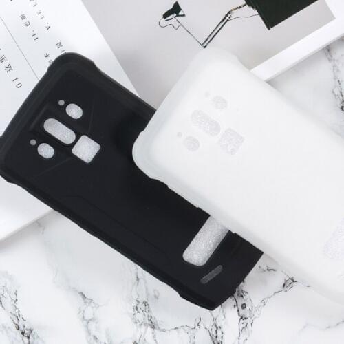 Doogee S90 Pro Case Silicon Cover Soft TPU Matte Pudding Solid Black Phone Protector Shell For Doogee S 90 Capa Coque 6.18 inch
