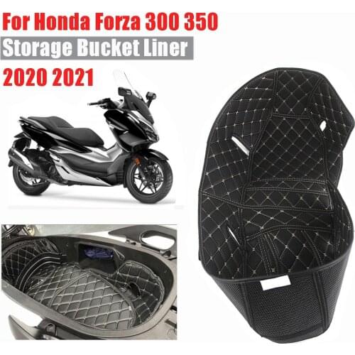 For Honda forza350 forza300 Forza 350 300 2020-2021 Storage Bucket Pillow Cover Liner Mat Blanket Pad Seat Cushion PU Leather