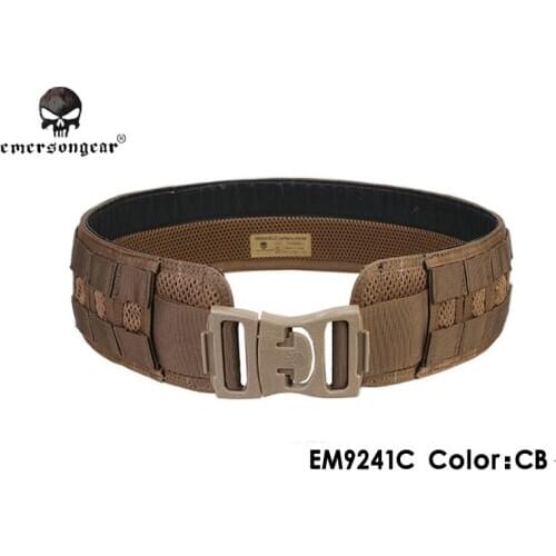 Emersongear MOLLE Load Bearing Utility Belt Airsoft Combat Belt Coyote Brown EM9241C