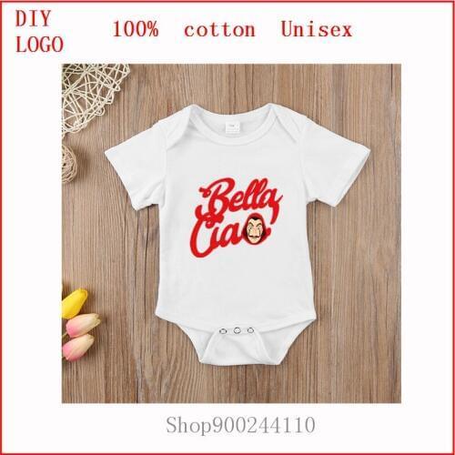 Bodysuits baby Newborns Boy and Girls Clothes Short Sleeves la casa de printed Baby Clothes Kids Jumpsuit Costumes Pajamas