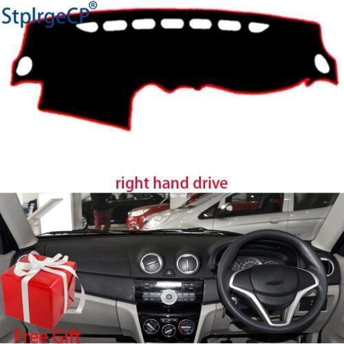 Car Dashboard Cover Mat for changan Alsvin V3 2012-2015 Right Hand Drive Dashmat Pad Dash Mat Covers Dashboard Accessories
