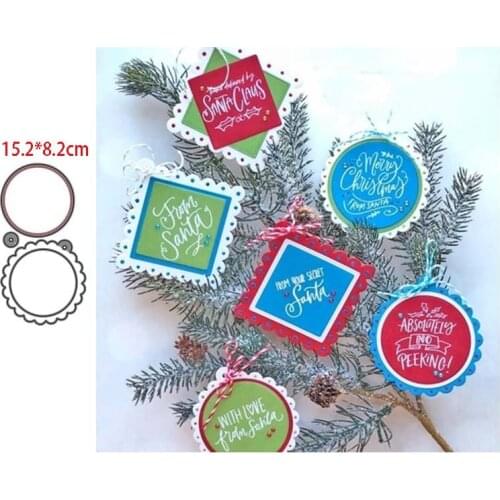 Circle die cutting dies scrapbooking nouveau arrivage 2021 Metal die cutters for scrapbooking Dies scrapbooking cutting dies