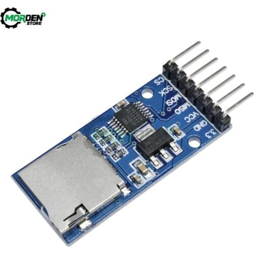 Upgraded Version Micro SD Card Mini TF Card Reader Module SPI Interface Driver with Level Converter Chip 3.3V/5V for Arduino