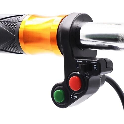 Motorcycle Handlebar Switch Electric Bike Scooter Horn Turn Signals on/Off Button Light Switch Quick Deliver