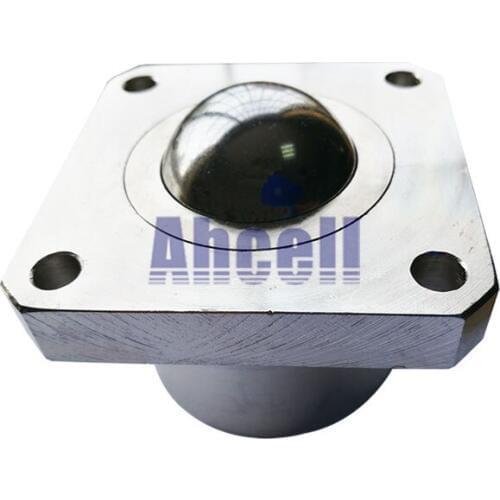SI-25 200kg capacity machined solid steel ball bearing roller caster SI25 Heavy Duty Flanged Aircraft cargo Ball transfer unit