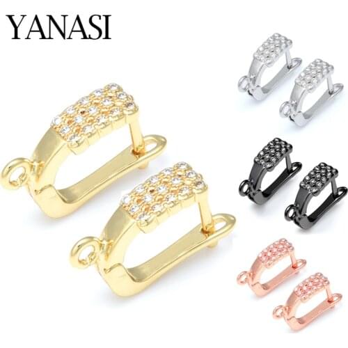 NEW Earrings Accessories for Jewelry Marking Gold/Silver/Rose Gold Earring Hooks For Women Customized Jewelry Gift