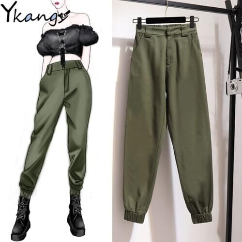 Harem Pants Joggers Trousers Womens Pants Harajuku High Waist Casual Solid Sweatpants for Women Baggy Pants Streetwear Vintage