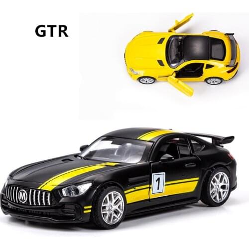 CTR Sports car Pull Back Alloy Simulation Toy Car Model GTR Sports Off Road Diecasts Kids Toys Vehicles For Children Boys Gift