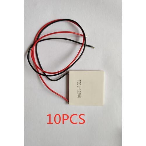 10PCS TEC1 12706 12V 6A TEC Thermoelectric Cooler Peltier (TEC1-12706) If you want good quality, please choose us