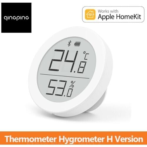ClearGrass Bluetooth Thermometer Hygrometer H Version Electronic Ink Screen High Precision Digital Work With Homekit app