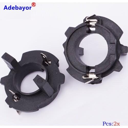 TK009 6pcs H7 HID Xenon Bulbs Adapters Holders For Germany Vehicle V W MK5 Je tta G Ti Golf 1999-2010 car accessories