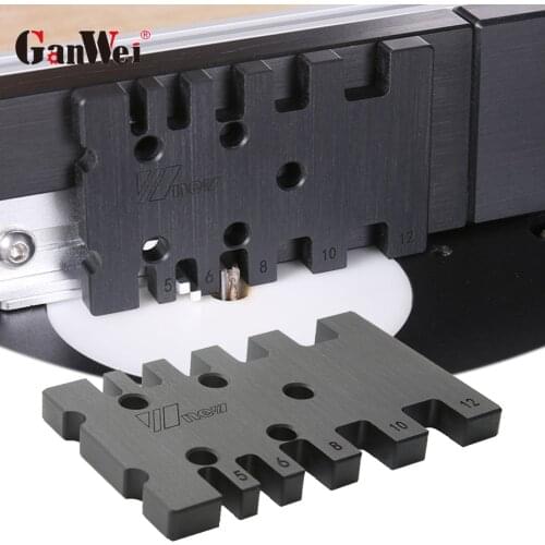GanWei High Precision Tenon Caliper Card Gauge Woodworking Router Saw Table Machine Wood Mortise Tenon Measuring Tool