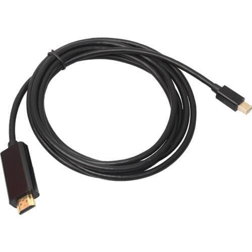 1080p Displayport Male DP to HDMI-compatible Male Cable 6Ft Thunderbolt Mini DisplayPort DP to Converter for Apple Mac Book