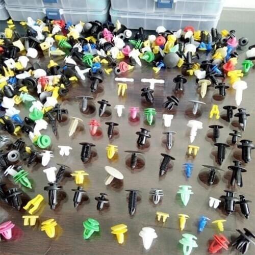 200Pcs Random Mixing High quality Universal Car Fender Plastic Clips Bumper Interior Decoration Auto Plastic Fastener