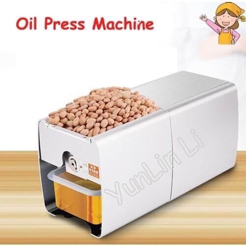 220V Mini Oil Press Machine Olive Peanut Oil Pressing Presser Household Oil Extraction Machine HF-04