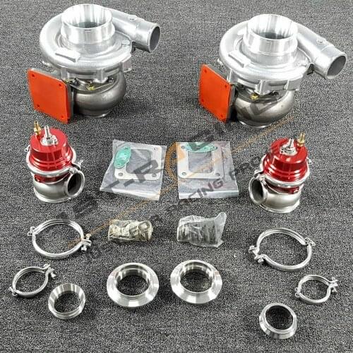 900hp 2x T4 3.0 vband turbo AR.81+ RED GTII wastegate 60mm kits for LS1 LS2 LS6 LS7 LS9 LSX KIT