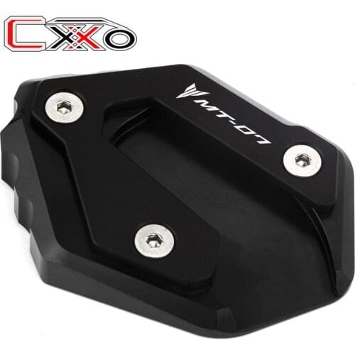 Aluminum For YAMAHA MT-07 MT07 XSR700 XSR 700 2014 2015 2016 2017 2018 2019 2020 Side Stand Plate Enlarge Extension
