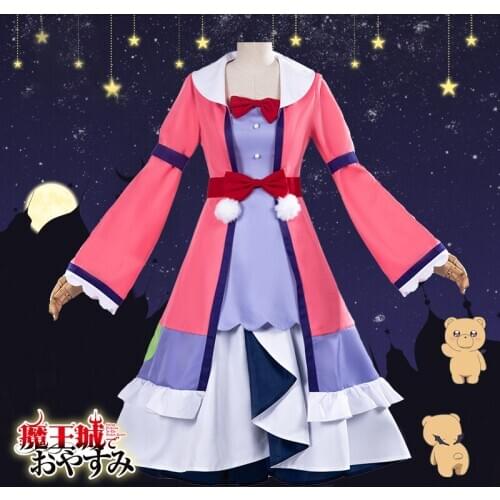 Anime Good Night at Demon Castle Sleepy Princess Syalis Dress Sleepwear Pajamas Cosplay Costumes Halloween Outfits Custom Made