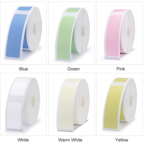 D11 Printing Label Supermarket Waterproof Anti-Oil Tear-Resistant Price Label Pure Color Scratch-Resistant D61 Stickers Paper